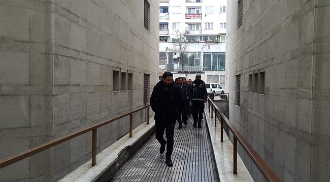 Bursa'da 9 şüpheli adliyeye sevk edildi