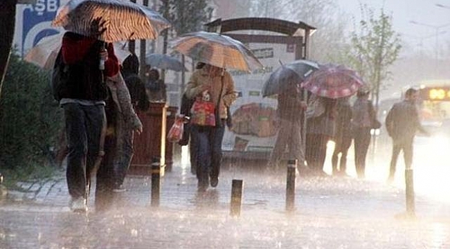 Bursa için kuvvetli yağış uyarısı
