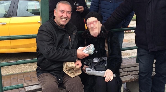 Bursalı taksiciden örnek davranış