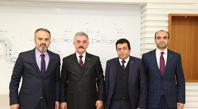 Büyükataman'dan Başkan Aktaş'a ziyaret
