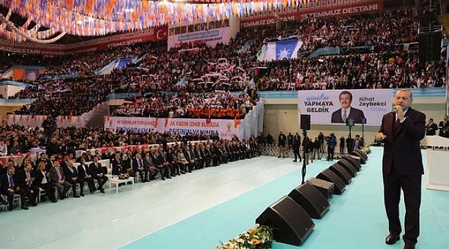 Cumhurbaşkanı Erdoğan İzmir'de