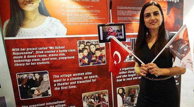 Dilek öğretmen AP'de konuştu