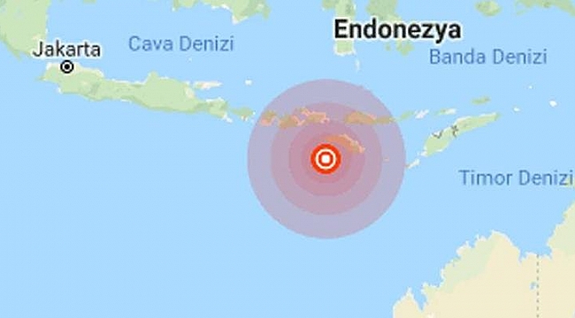 Endonezya'da 6,6 büyüklüğünde deprem