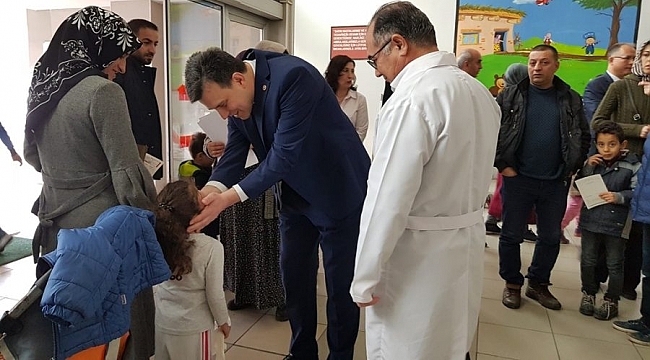 Esgin'den hastane ziyareti