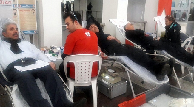 Hakim ve savcılar kan bağışında bulundu