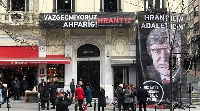 Hrant Dink vurulduğu yerde anılıyor