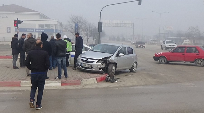 İnegöl'de trafik kazası