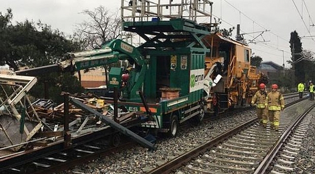 İstanbul'da tren kazası