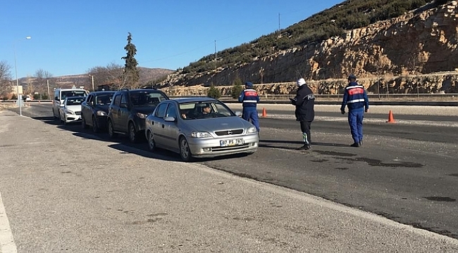 Jandarma ve polisten hava destekli denetim