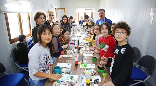 Nilüferli çocukların harcında sanat var