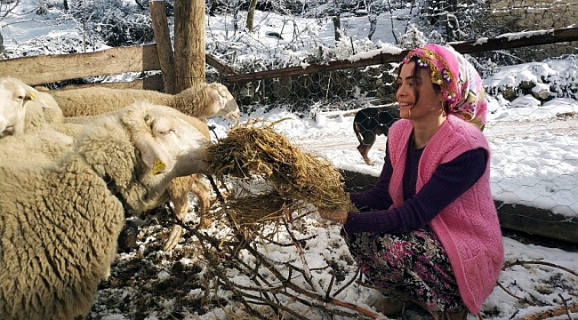 Okuma azmiyle kızlara örnek oldu