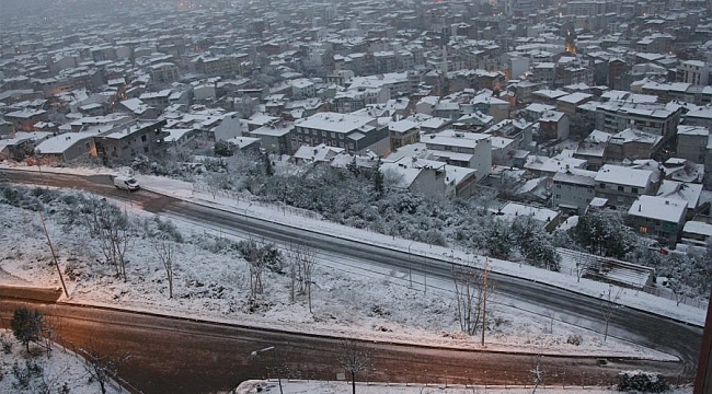 Orhangazi de kar altında