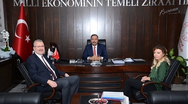 Özkan'dan Aygül'e 'hayırlı olsun' ziyareti