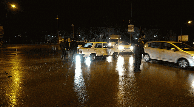 Sağanak yağış kazaya sebep oldu