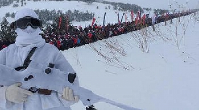 Sarıkamış'ta insan seli
