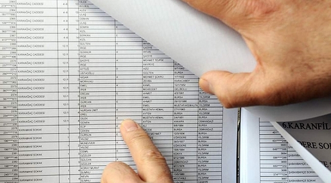 Seçmen listeleri askıya çıkıyor