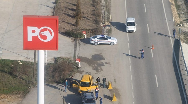 Trafik ihlallerine helikopterli denetim