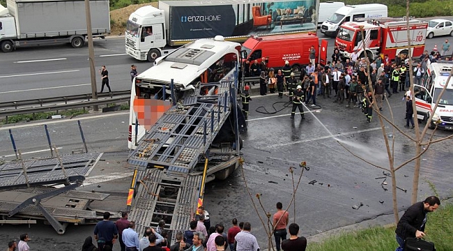 Trafik kazalarında korkunç bilanço