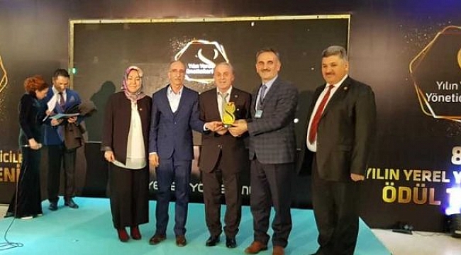 Yılmaz'a 'Yılın Başkanı' ödülü