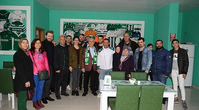Bozbey Bursa'da esnafla buluştu