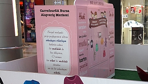 Carrefoursa Bursa'dan Mutluluk Gardrobu projesi