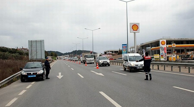 Jandarmadan uyuşturucu ve yol denetimi