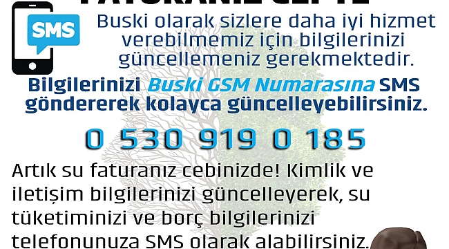 Su faturaları artık cepte