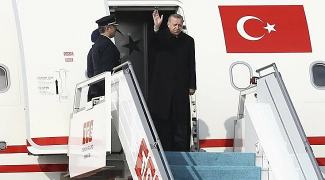 Erdoğan, Rusya'ya gitti