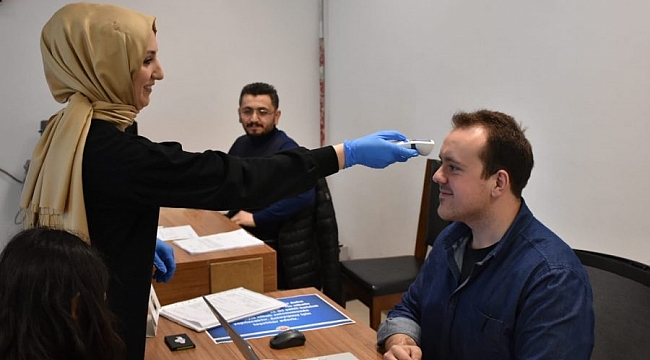 Gemlik Belediyesi'nde çalışanlar kontrolden geçti