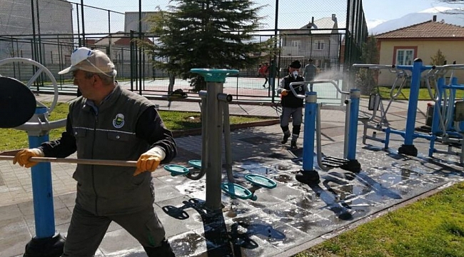 İnegöl'de koronavirüs ile mücadele sürüyor