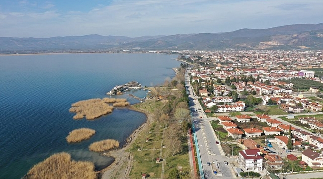 İznik sahilleri yaza hazır