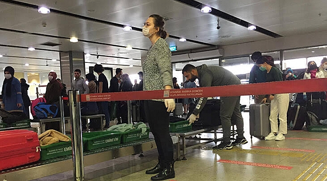 Sabiha Gökçen'de corona virüs önlemi!