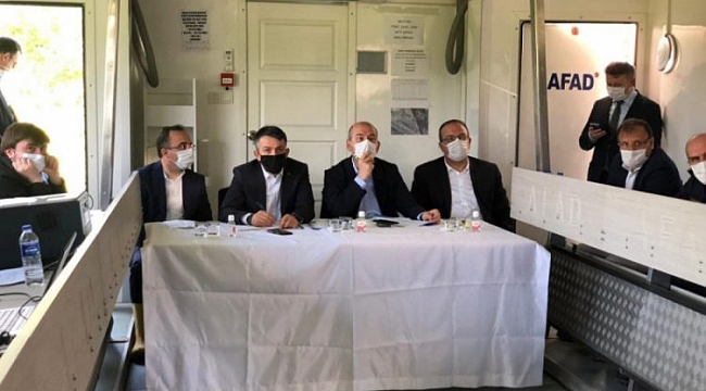 Bakanlardan afet bölgesinde önemli açıklamalar