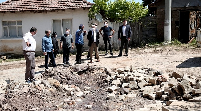 Başkan Erdem'den geçmiş olsun ziyareti