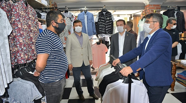 Başkan Yılmaz'ın esnaf ziyaretleri sürüyor