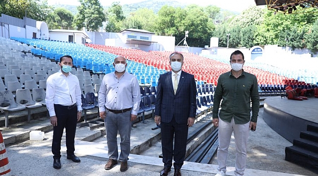 Bursa Açık Hava Tiyatrosu festivale hazırlanıyor