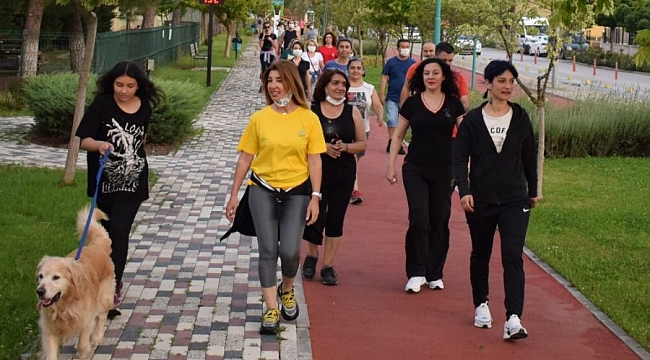 Bursalılar sağlık için yürüyor