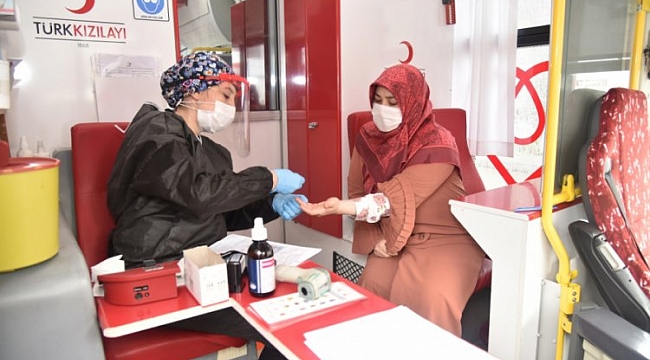 Kan bağışı kampanyalarına büyük ilgi