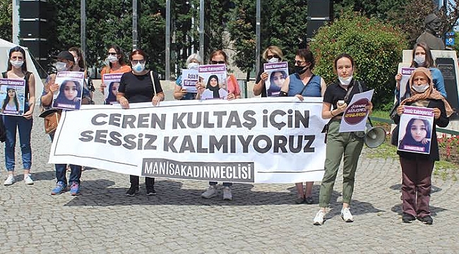 Manisalı kadınlar Ceren için sessiz kalmadı