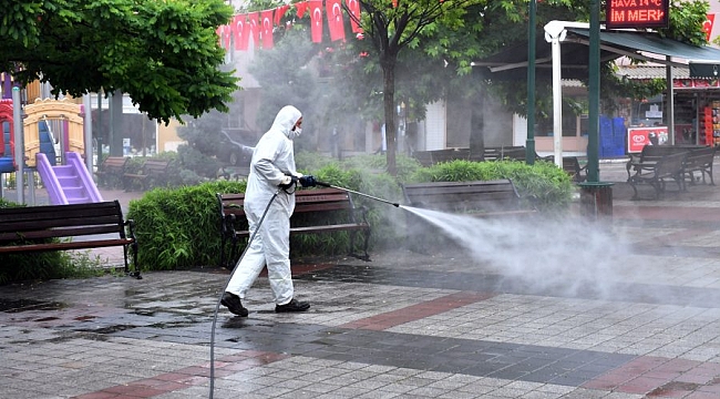 Osmangazi'de dezenfekte çalışmaları tam gaz