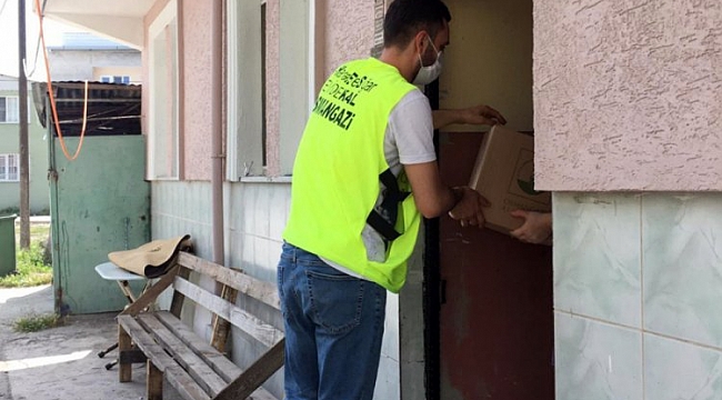 Osmangazi'de sosyal destek çalışmalarına devam