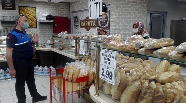 Osmangazi'de zabıtadan yeni normal denetimi