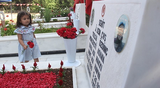Şehit çocuklarının Babalar Günü kutlaması