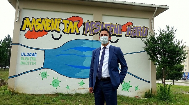 UEDAŞ trafolarından maske uyarısı