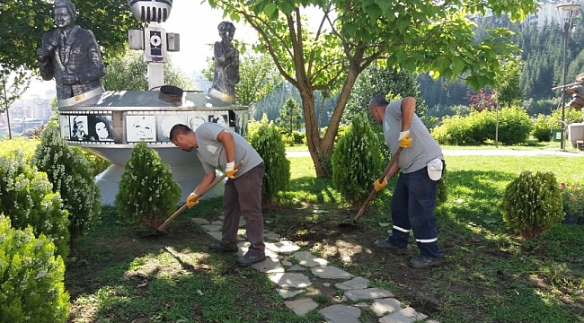 Yıldırım' da parklara normalleşme bakımı