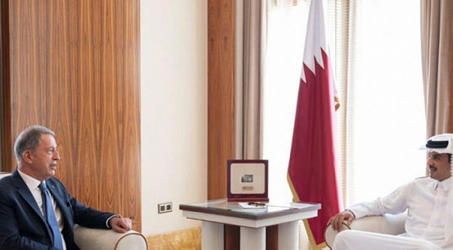 Bakan Akar, Al Thani ile görüştü