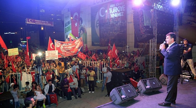 Başkan Dündar'dan 15 Temmuz mesajı