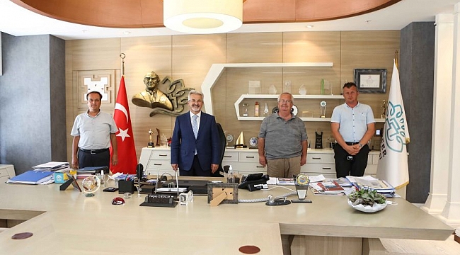 Gömeç'ten Nilüfer'e teşekkür ziyareti