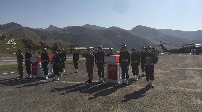 Hakkari şehitleri memleketlerine uğurlandı