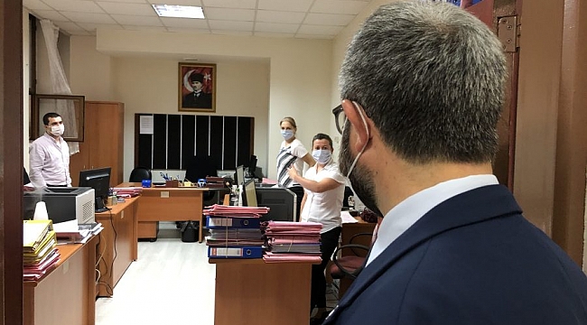 İl Sağlık Müdürü'nden adliye ziyareti